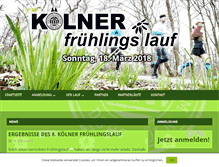 Tablet Screenshot of koelner-fruehlingslauf.de